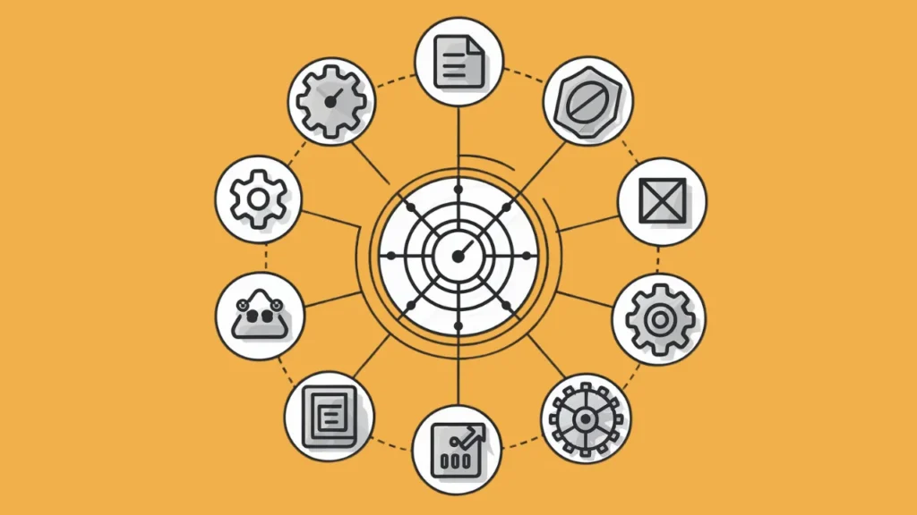 infographic of digital marketing strategy for manufacturing industry