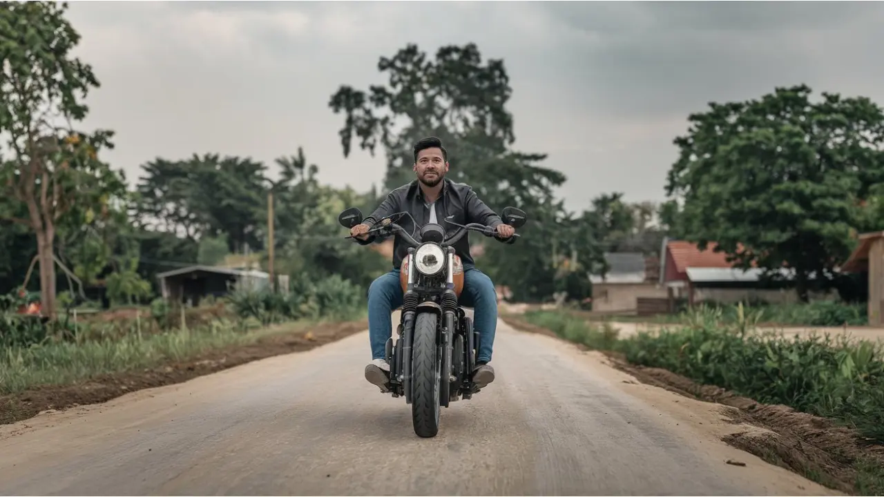 ali riding motorcycle in confusion that is motorcycle an automobile