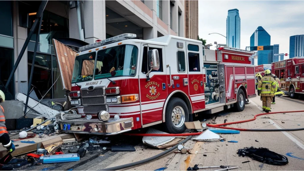 dallas fire truck crash