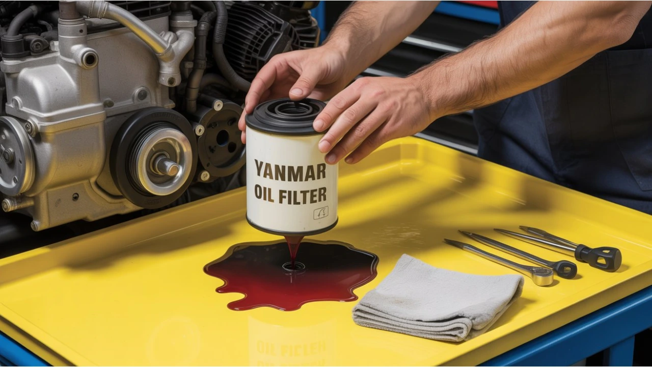 Yanmar Oil Filter Change Spill And How To Prevent A Mess During Maintenance